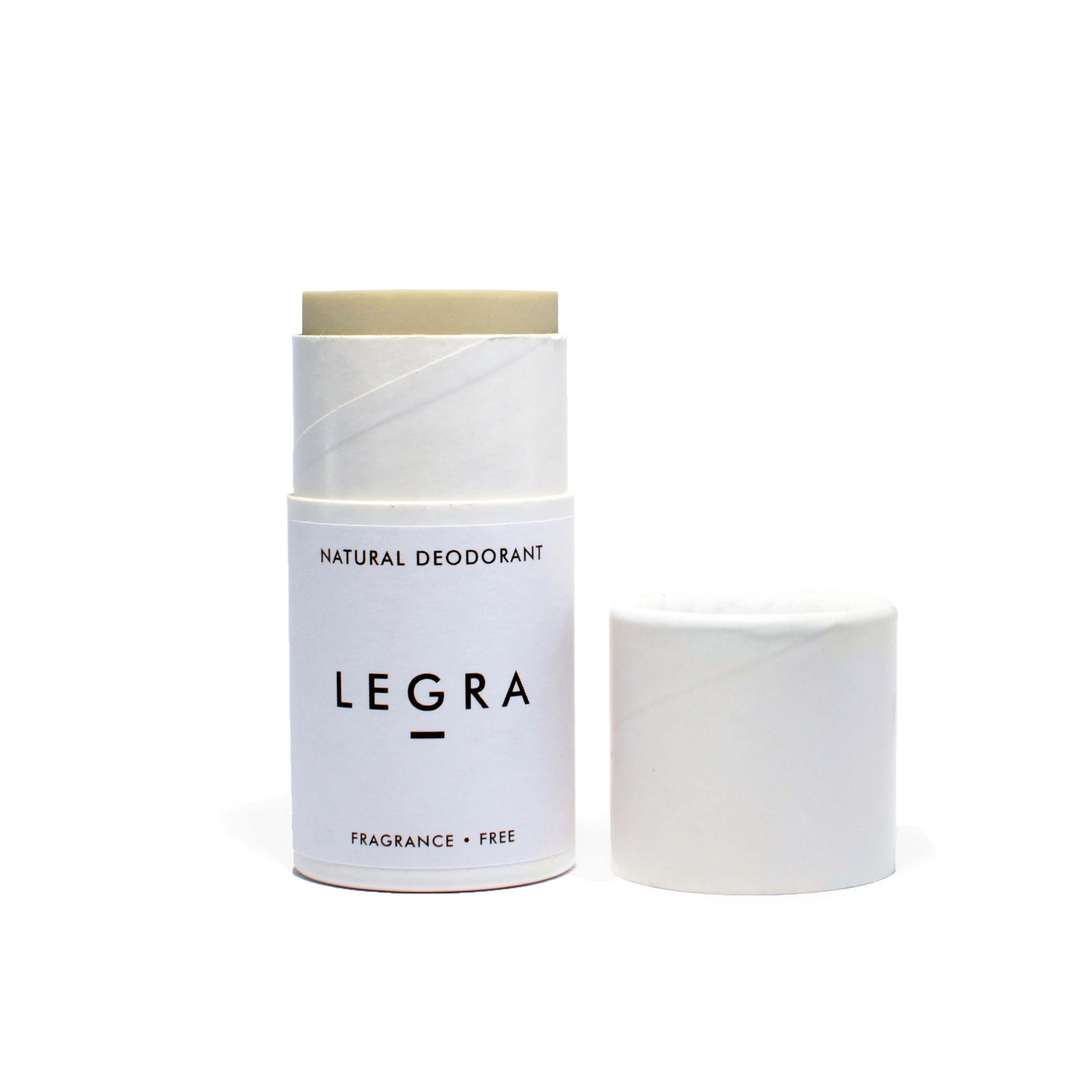 Natural Deodorant Stick. Fragrance Free