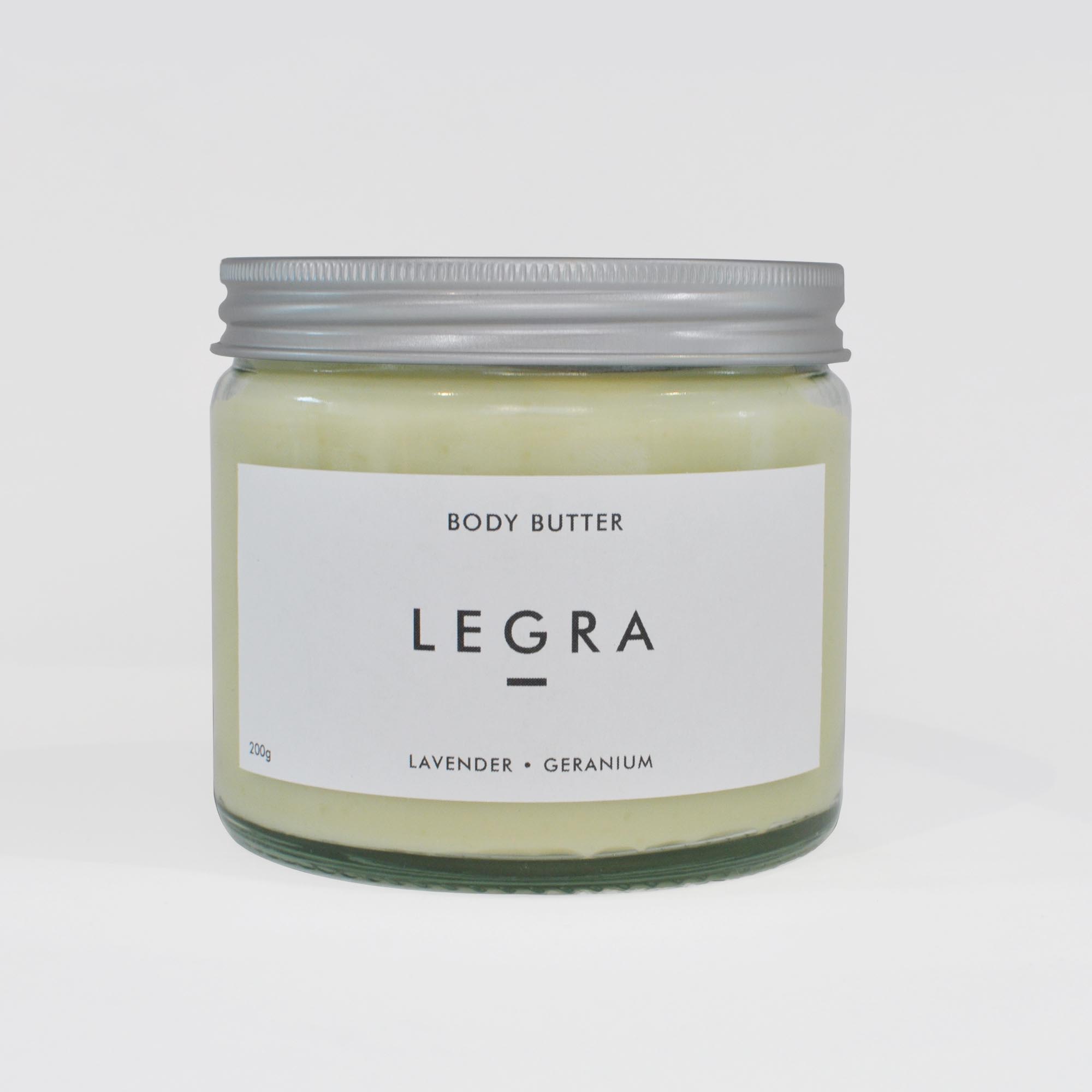Body Butter with Lavender, Geranium & Patchouli (250ml)